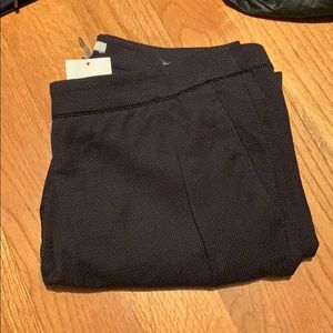 NWT h&m polka dot work pants size 8